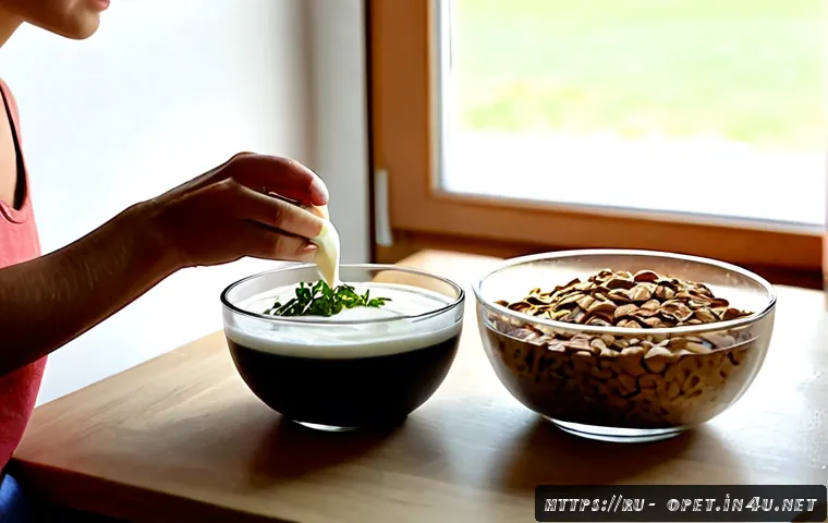 염소 우유 영양성분 분석 - Photorealistic nutritional comparison scene of fresh goat milk in a clear glass beside a small bowl ...